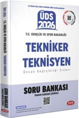 2026 ÜDS T.C Gençlik Ve Spor Bakanlığı Tekniker Teknisyen Soru Bankası Data Yayınları