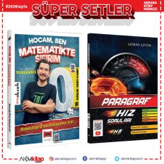 Yargı Yayınları Tüm Adaylar İçin Hocam Ben Matematikte Sıfırım ve Hız Renk Paragraf Soru Bankası Seti 2 Kitap