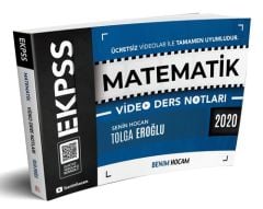 2020 E-KPSS Matematik Video Ders Notları Benim Hocam Yayınları