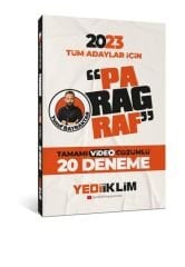 2023 Tüm Adaylar İçin Paragraf Tamamı Video Çözümlü 20 Deneme Yediiklim Yayınları