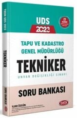 Tapu ve Kadastro Genel Müdürlüğü UDS Tekniker Soru Bankası Data Yayınları