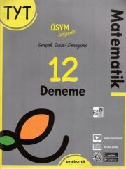 TYT Matematik 12 li Deneme Sınavı Endemik Yayınları