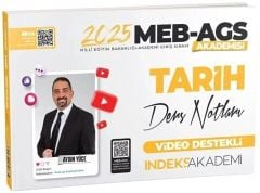 2025 MEB AGS Akademisi Tarih Video Ders Notları İndeks Akademi