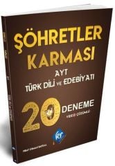 AYT Şöhretler Karması Türk Dili ve Edebiyatı Video Çözümlü 20 Deneme KR Akademi