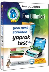 8. Sınıf Fen Bilimleri Yaprak Test Çanta Yayınları