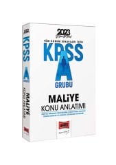 2023 KPSS A Grubu Maliye Konu Anlatımı Yargı Yayınları