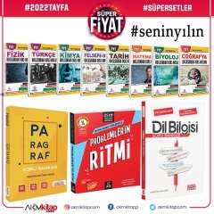 2022 Tayfa Dev Konu Seti ve AKM Paragraf Dil Bilgisi ile Problemlerin Ritmi Soru Bankası Seti