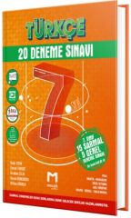 7. Sınıf Türkçe 20 li Deneme Mozaik Yayınları