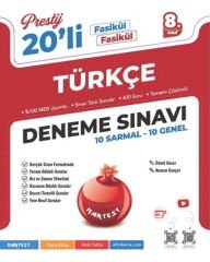 8. Sınıf Prestij Türkçe 20 Deneme Nartest Yayınları