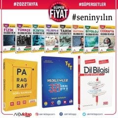 2022 Tayfa Dev Konu Seti ve AKM Paragraf Dil Bilgisi ile Tonguç TYT Rehber Matematik 321 Soruda Bitir İşi Seti