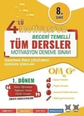 8. Sınıf Motivasyon Tüm Dersler 4 Lü Kamp Denemesi Omage Yayınları