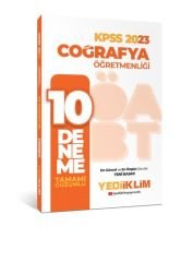 2023 ÖABT Coğrafya Öğretmenliği Tamamı Çözümlü 10 Deneme Yediiklim Yayınları