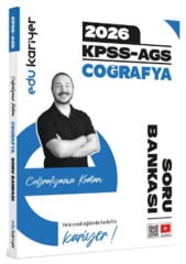 2026 Coğrafyanın Kodları KPSS AGS Coğrafya Video Çözümlü Soru Bankası Edu Kariyer