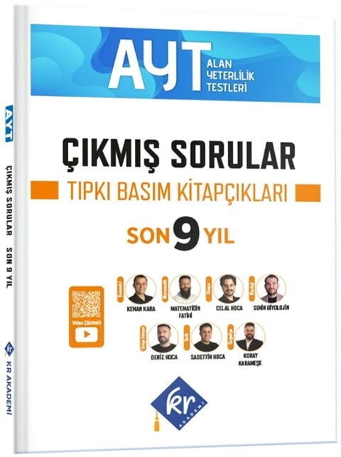 AYT Çıkmış Sorular Son 9 Yıl Tıpkı Basım Fasikülleri KR Akademi