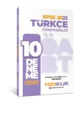 2023 ÖABT Türkçe Öğretmenliği Tamamı Çözümlü 10 Deneme Yediiklim Yayınları