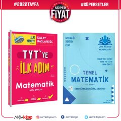 Çöz Kazan TYT Temel Matematik ve Tonguç Akademi Yeni Nesile İlk Adım Matematik Seti 2 Kitap