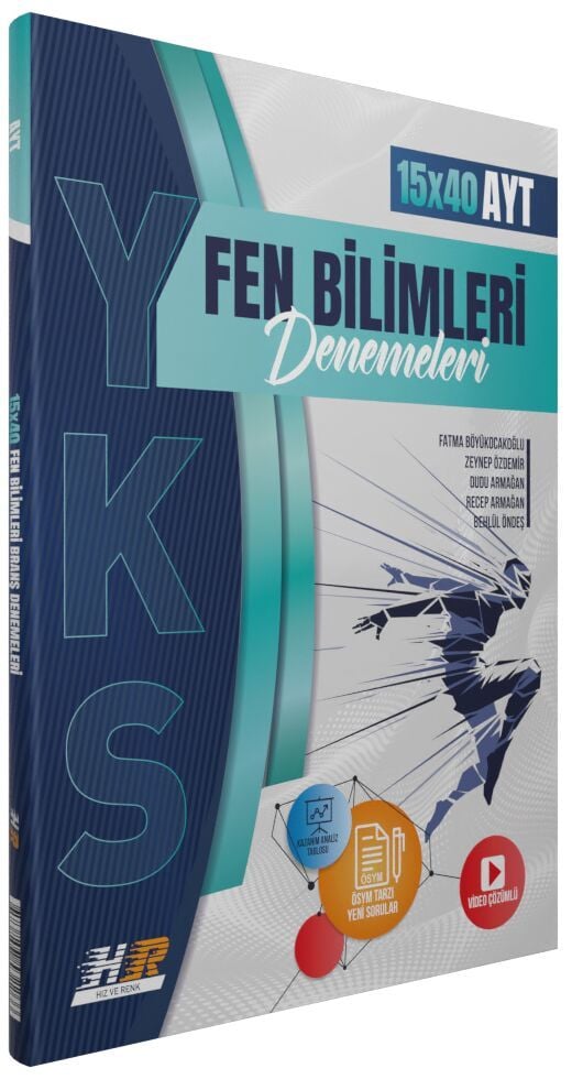 AYT Fen Bilimleri 15 x 40 Denemeleri Hız ve Renk Yayınları