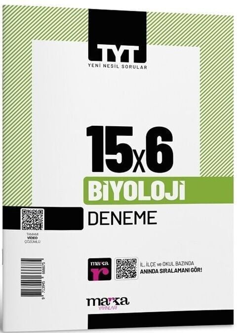 Biyotik TYT Biyoloji Soru Bankası ve Marka Deneme Seti 2 Kitap