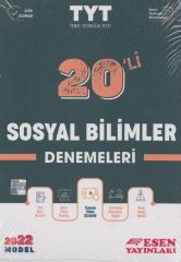 TYT Sosyal Bilimler 20 li Denemeleri Esen Yayınları