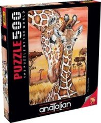 Zürafa Giraffe 500 Parça Puzzle - Yapboz