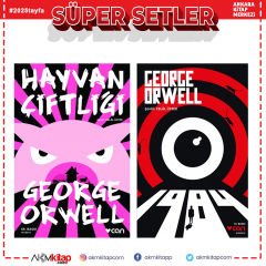 Can Yayınları George Orwell Hayvan Çiftliği ve 1984 Seti 2 Kitap