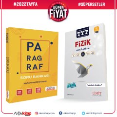 Limit TYT Fizik ve AKM Paragraf Soru Bankası Seti 2 Kitap