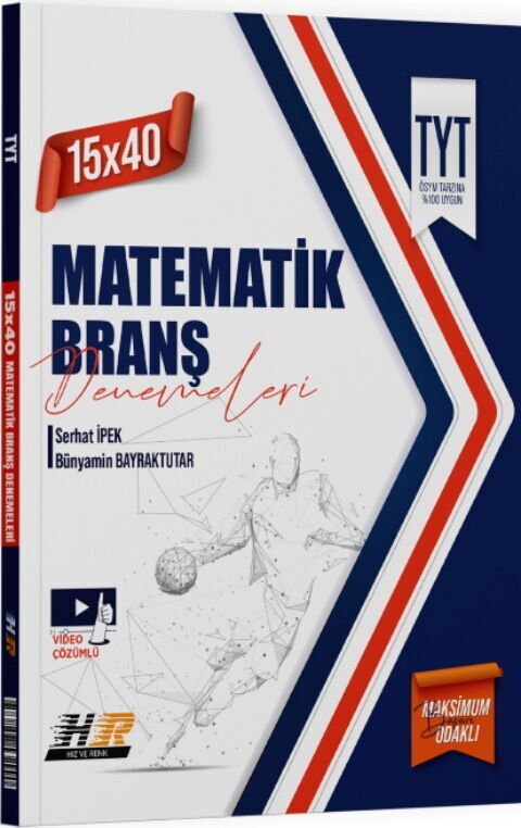 TYT Matematik 15 x 40 Denemeleri Hız ve Renk Yayınları