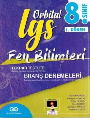 8. Sınıf LGS 1. Dönem Fen Bilimleri Branş Denemeleri Orbital Yayınları