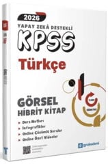 2026 KPSS Türkçe Yapay Zeka Görsel Hibrit Kitap GYSAkademi Yayınları