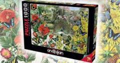 Anatolian Bahçedeki Tavuskuşu 1000 Parça Yapboz