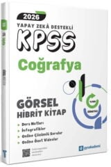 2026 KPSS Coğrafya Yapay Zeka Görsel Hibrit Kitap GYSAkademi Yayınları