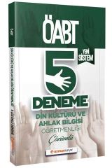 2020 ÖABT Din Kültürü ve Ahlak Bilgisi Öğretmenliği Çözümlü 5 Deneme Uzman Kariyer Yayınları