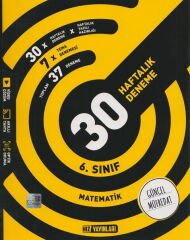 6. Sınıf Matematik 30 Haftalık Kazanım Denemeleri Hız Yayınları