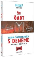 2021 ÖABT Tarih Öğretmenliği 5 Deneme Tamamı Çözümlü Yargı Yayınları