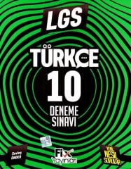 8.Sınıf LGS Türkçe 10 Denemeleri Fix Yayınları