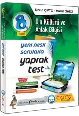 8 Sınıf Din Kültürü ve Ahlak Bilgisi Yaprak Test Çanta Yayınları
