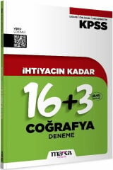 KPSS İhtiyacın Kadar Coğrafya 19 Deneme Marka Yayınları