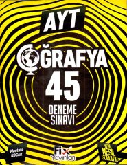 AYT Coğrafya 45 Denemeleri Fix Yayınları