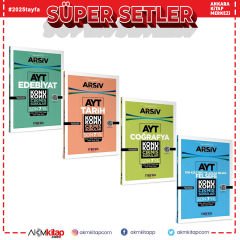 Marka Yayınları AYT Edebiyat Tarih Coğrafya ve Felsefe Din Kültürü Konularına Göre Çıkmış Sorular Seti 4 Kitap