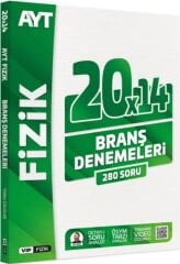 AYT Fizik Tamamı Video Çözümlü 20 x 14 Branş Denemeleri VİP Fizik