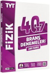 TYT Fizik Tamamı Video Çözümlü 40 x 7 Branş Denemeleri VİP Fizik