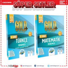 Ünlüler Karması 5.Sınıf Gold Serisi Türkçe ve Matematik Deneme Seti 2 Kitap