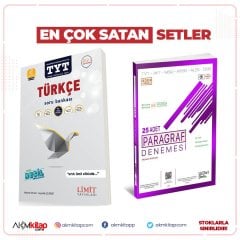 Üç Dört Beş Paragraf Deneme ve Limit Türkçe Soru Bankası Seti 2 Kitap