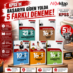 Marka Yayınları KPSS İhtiyacın Kadar Deneme Seti 5 Kitap