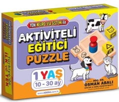 Aktiviteli Eğitici Puzzle 1 Yaş Adeda Yayınları