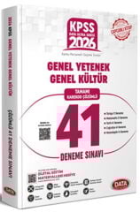 2026 KPSS Genel Kültür Genel Yetenek 41 Deneme Sınavı Data Yayınları