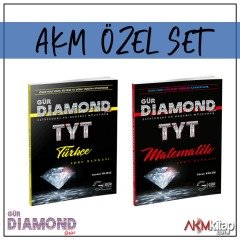 Gür Yayınları TYT Türkçe ve Matematik Dıamond Soru Bankası 2 Kitap Set