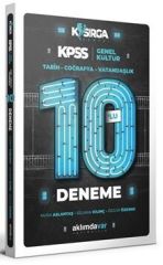 KPSS Vatandaşlık Tamamı Çözümlü 20 Deneme Aklımdavar Yayınları