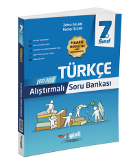 7. Sınıf Türkçe Alıştırmalı Soru Bankası Gizli Yayınları