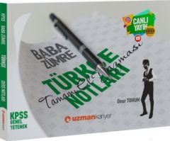 KPSS Türkçe Baba Zümre Canlı Ders Notları Uzman Kariyer